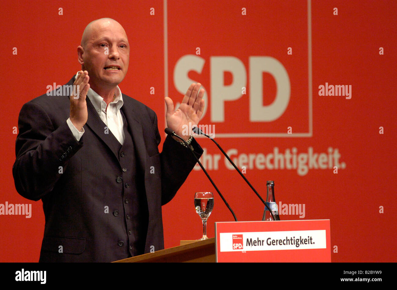 Uwe Hueck, presidente della Porsche Mobil Holding SE consiglio di fabbrica Foto Stock