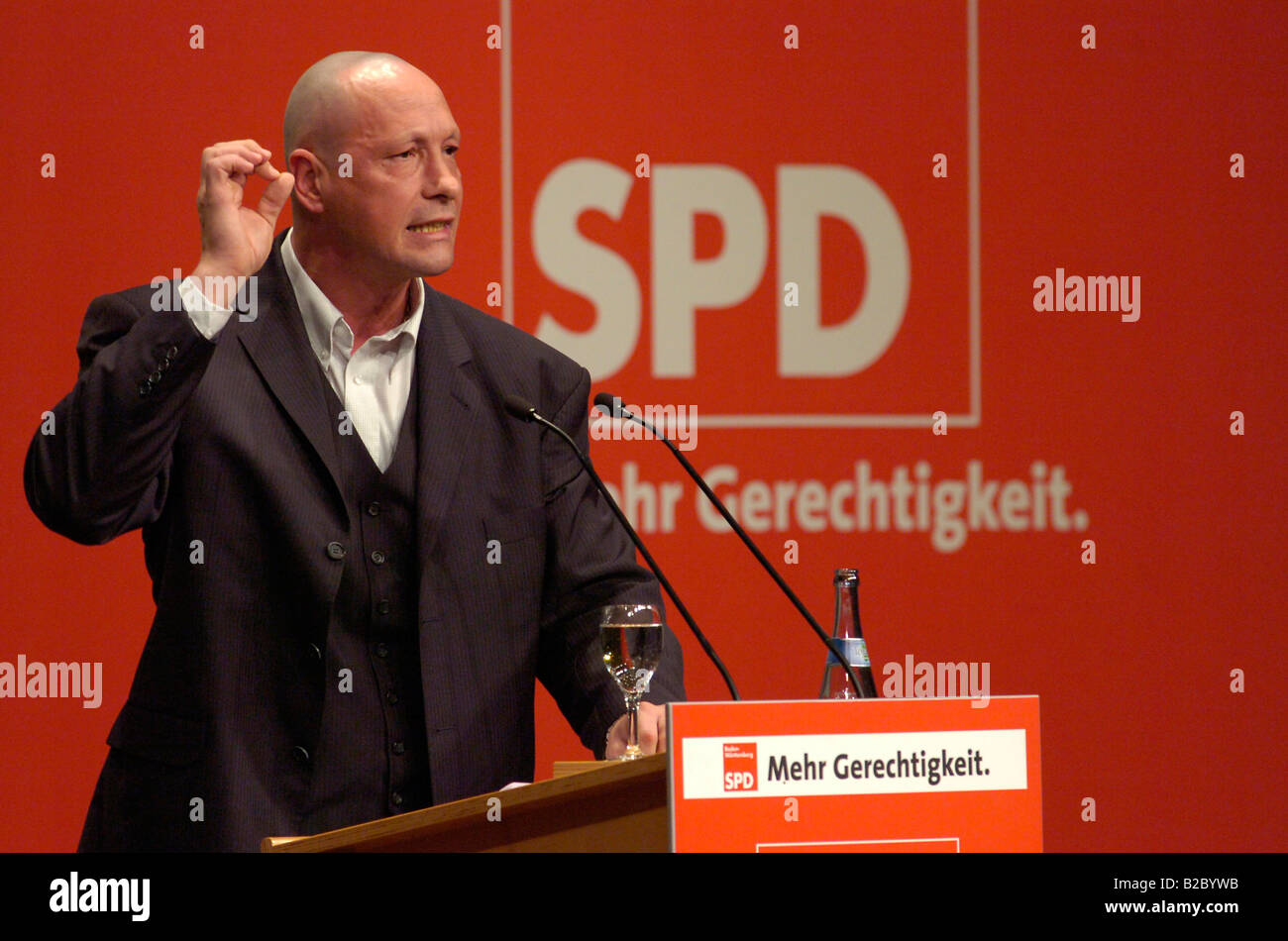 Uwe Hueck, presidente della Porsche Mobil Holding SE consiglio di fabbrica Foto Stock