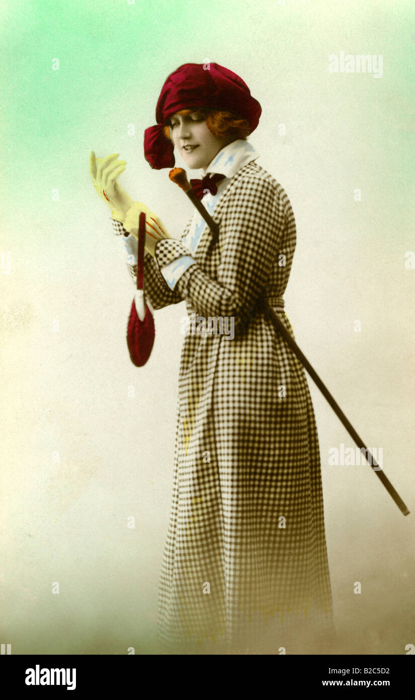 Storica la fotografia di moda da circa 1920 Foto Stock