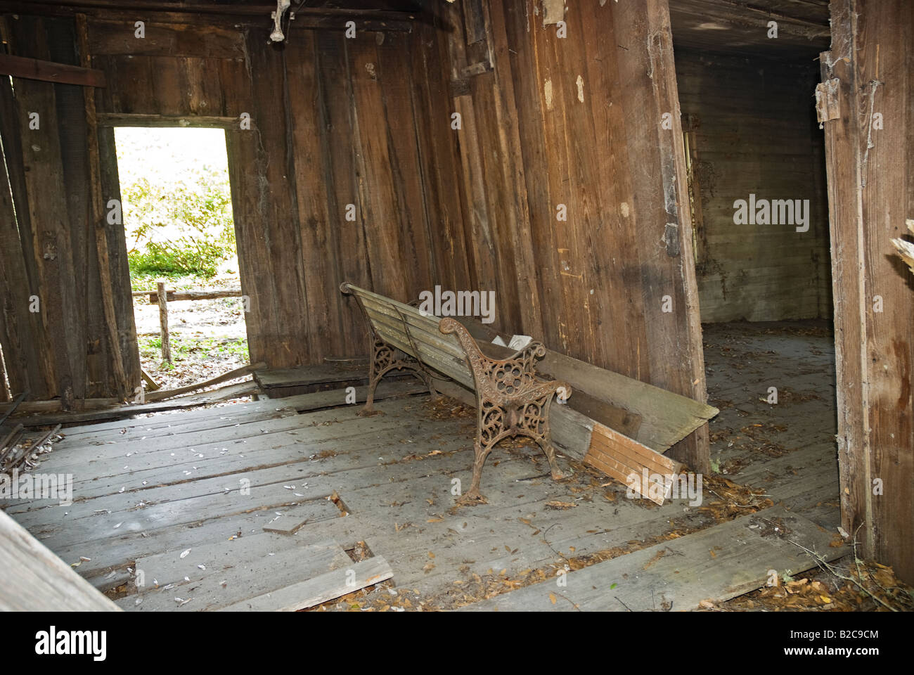 Vecchi slave quarti presso la Casa Orman stato parco Apalachicola Florida Foto Stock