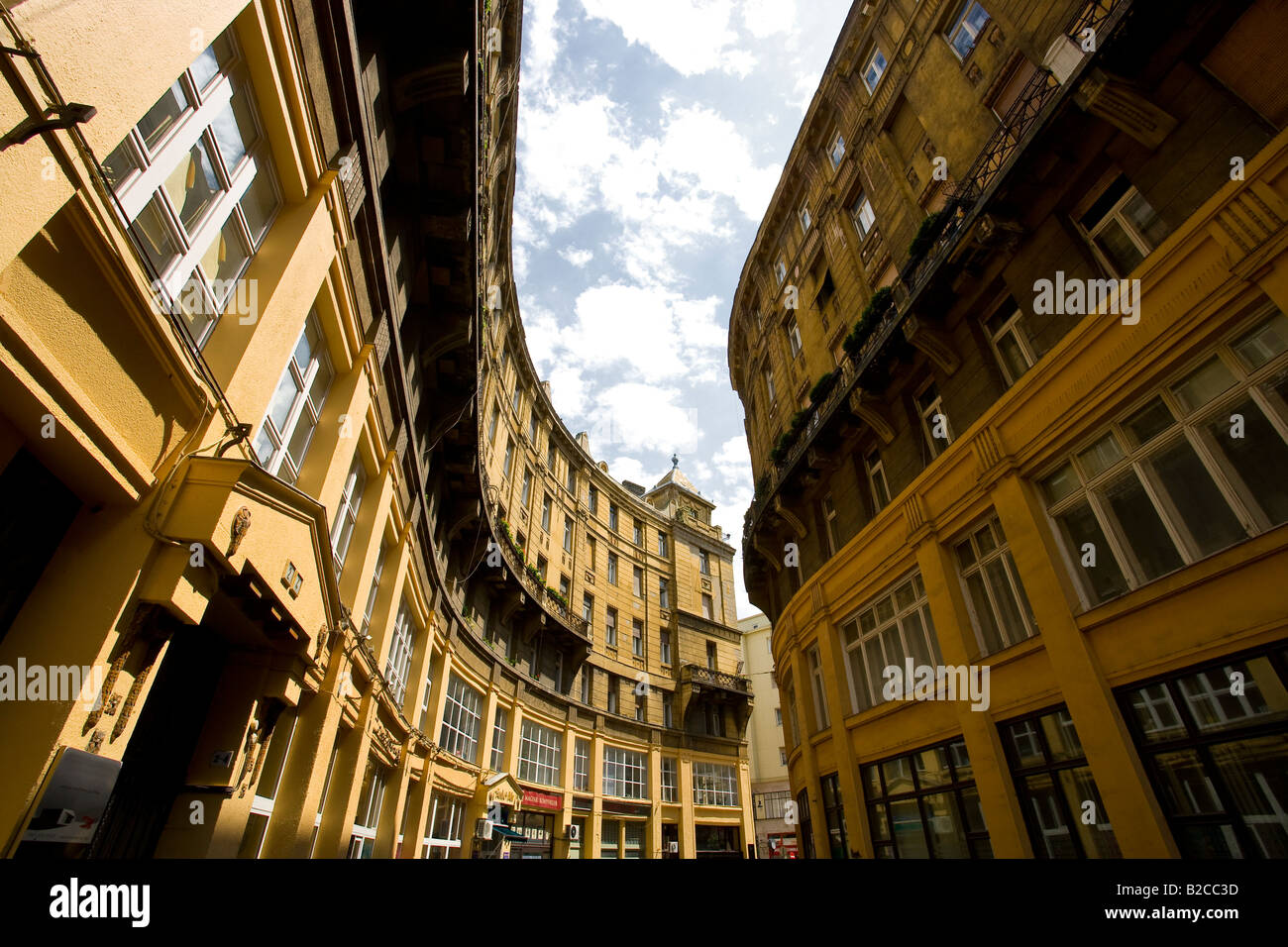 Quartiere ebraico di Budapest Foto Stock
