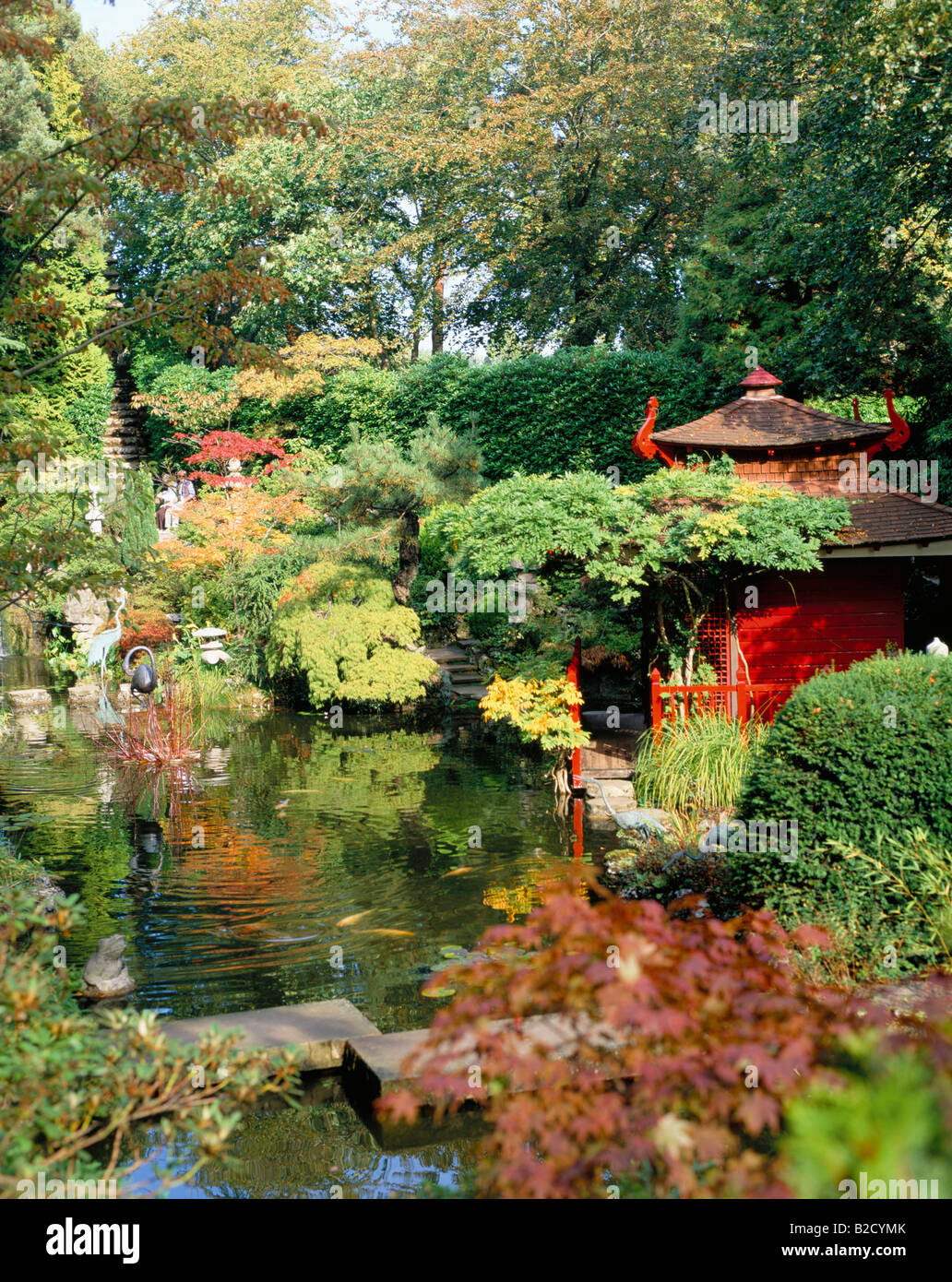 Compton Acres UK - Inghilterra, Dorset Foto Stock