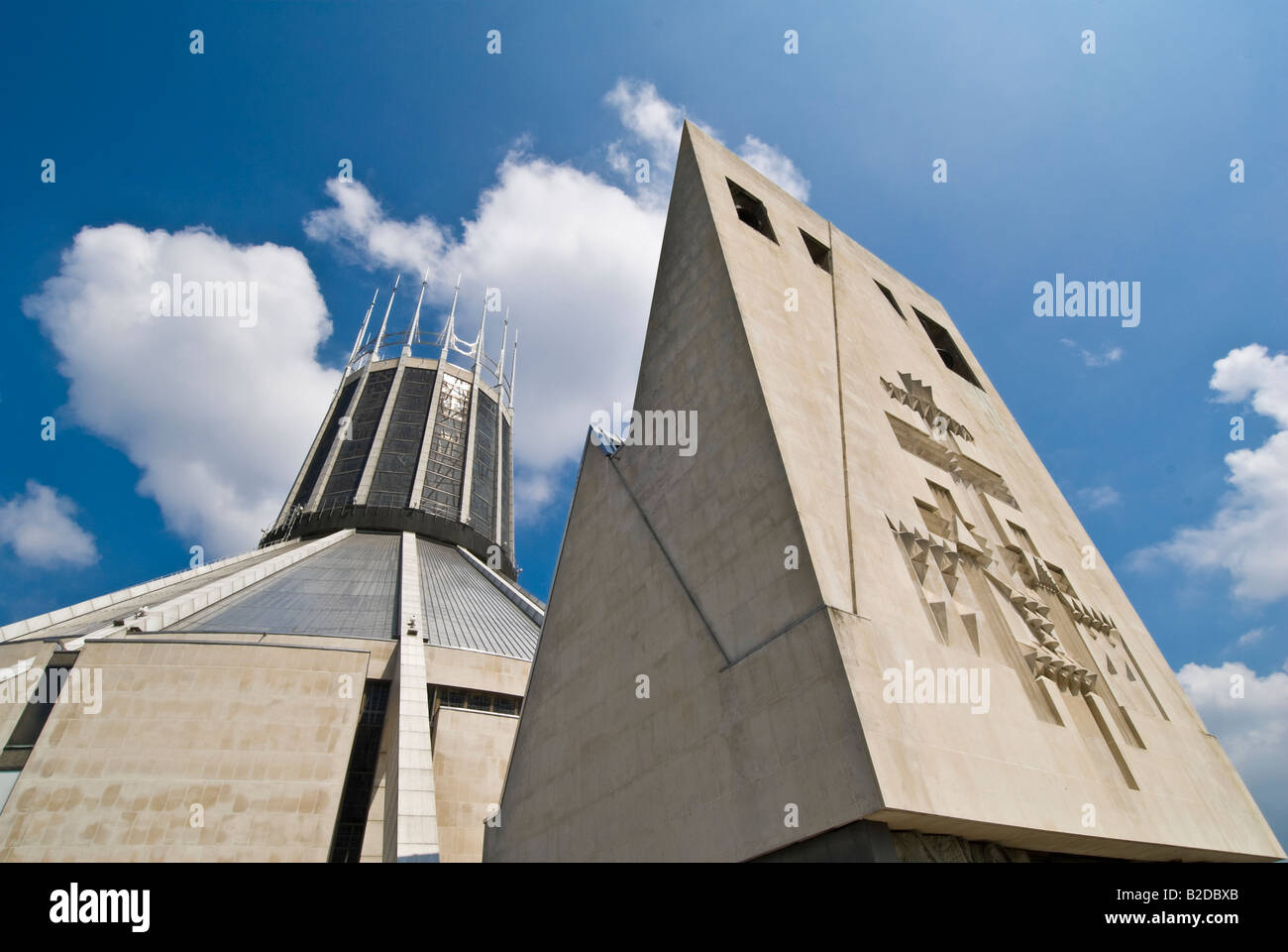 Liverpool cattedrale cattolica la Cattedrale Metropolitana di Cristo Re. Foto Stock