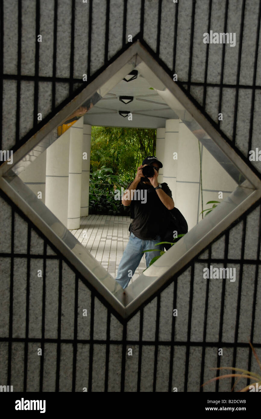Fotografo in hong kong park , hong kong , Cina Foto Stock