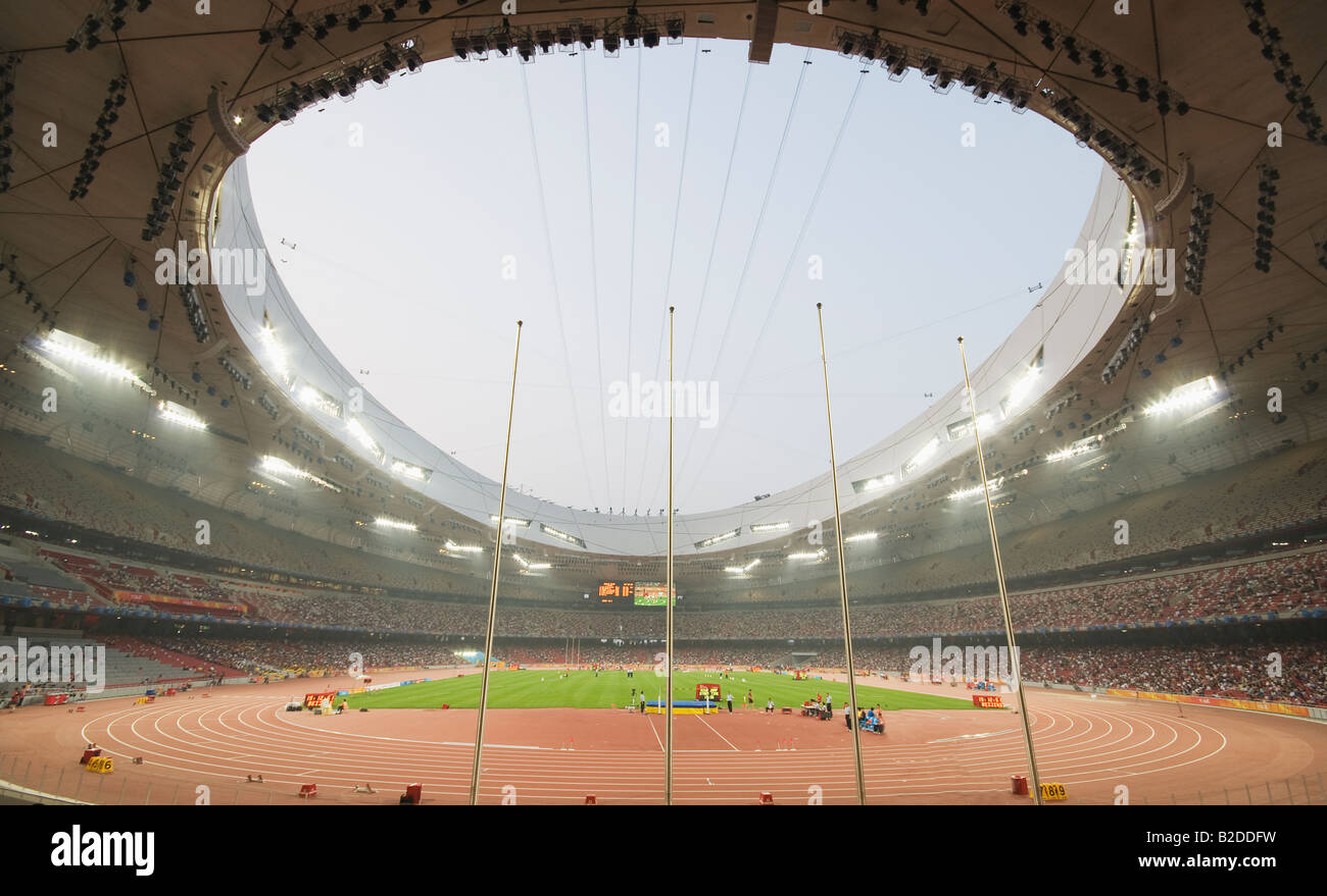 Cina Pechino lo stadio nazionale Foto Stock