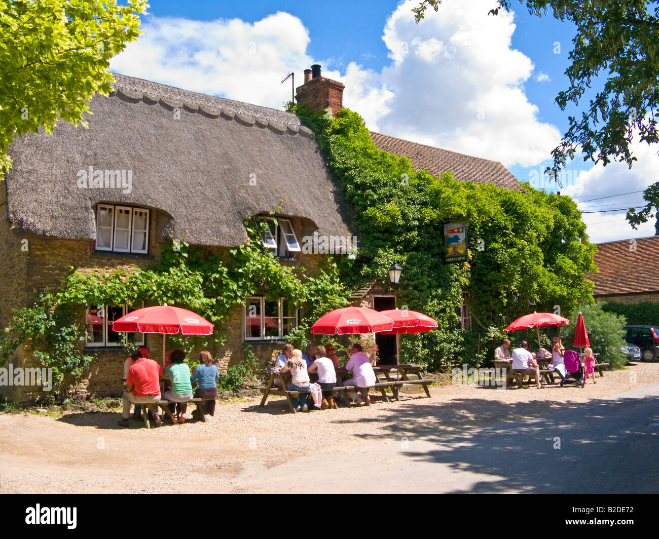 Il Blue Boar Pub, Longworth, Oxfordshire, Inghilterra Foto Stock