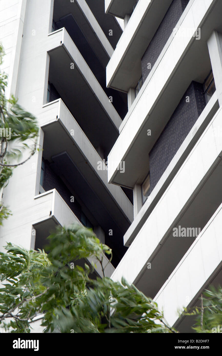 Keeling House, Claredale Street, Bethnal Green, Londra, Inghilterra, architetto Denys Lasdun, costruito 1956-60 Foto Stock