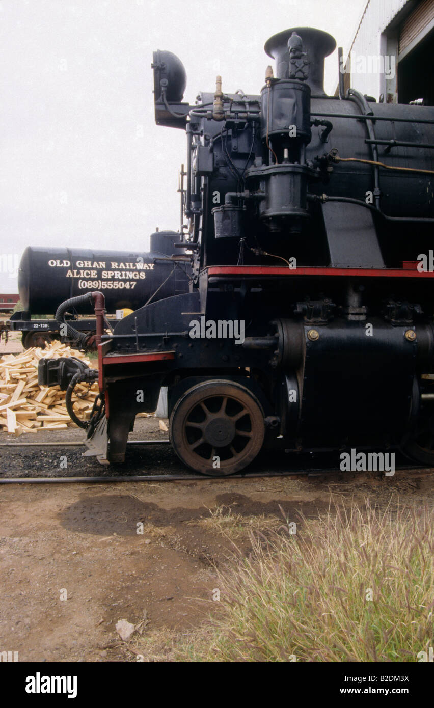 La Old Ghan Museum, Alice Springs, Territorio del Nord, l'Australia. Foto Stock