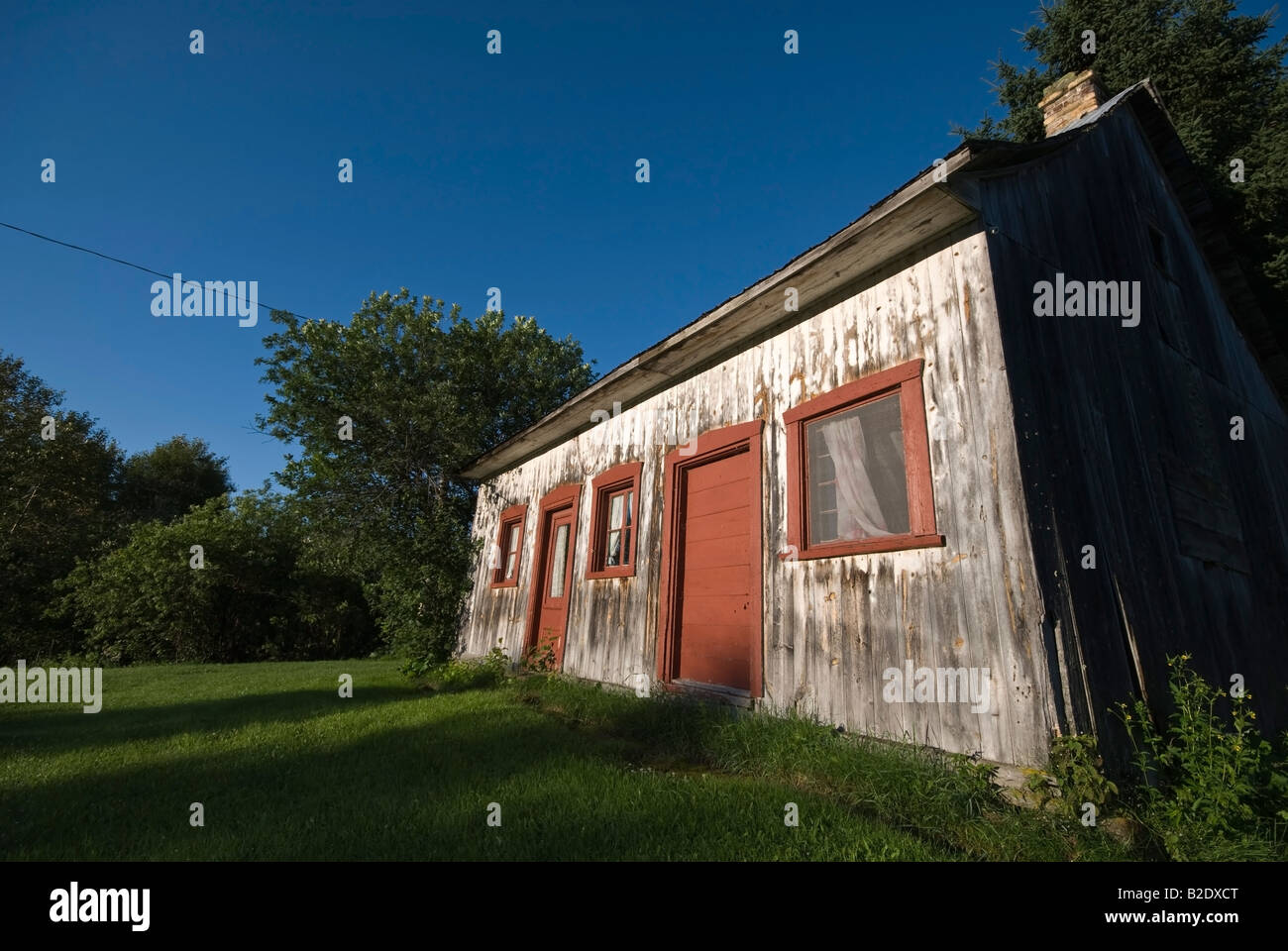 Prese a St-Urbain Foto Stock