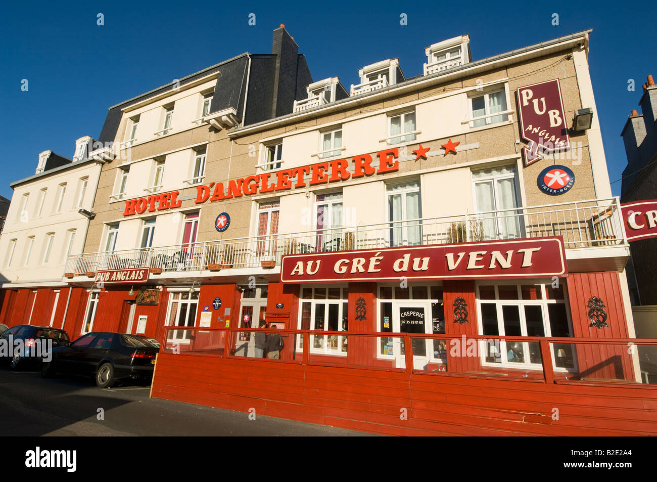 Hotel d angleterre Fecamp Normandia Francia Foto Stock