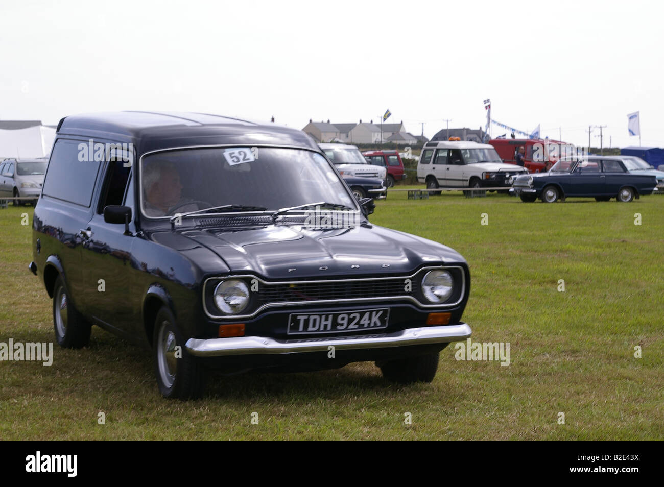 Vintage Ford Escort Mk1 Van Foto Stock