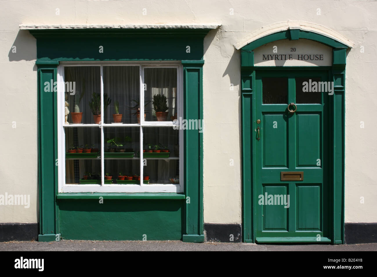 Casa di mirto, Axbridge,Somerset, Inghilterra Foto Stock