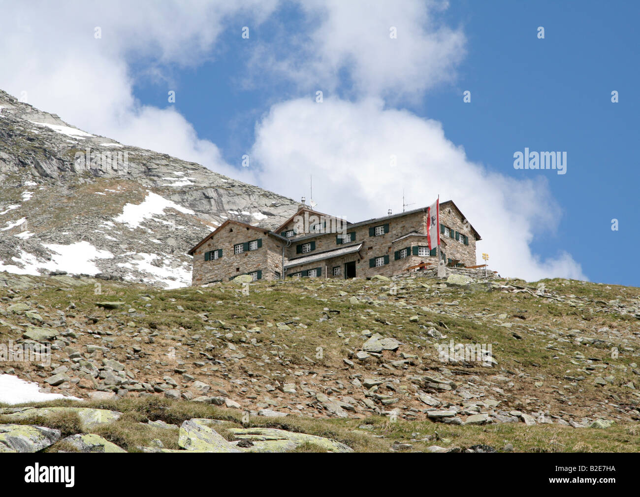 Friesenberghaus al circuito zillertal Foto Stock