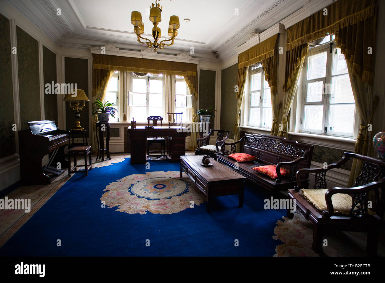 Jilin,Changchun,Puppet Manchurian Palace,Manchukuo Palace, Foto Stock