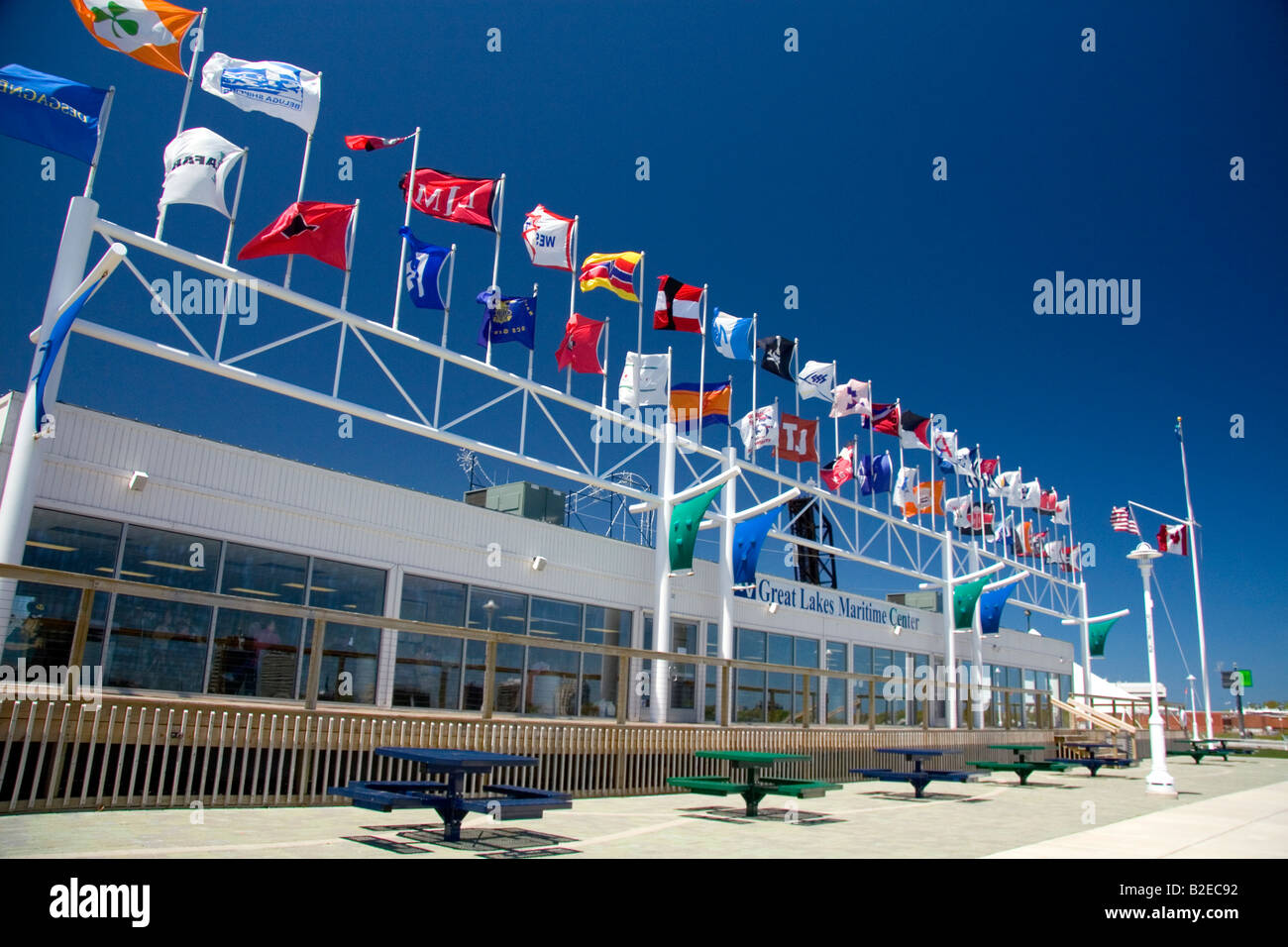 Vantage Point Grandi Laghi centro marittimo situato sulla St Clair fiume in cui incontra il fiume nero a Port Huron Michigan Foto Stock
