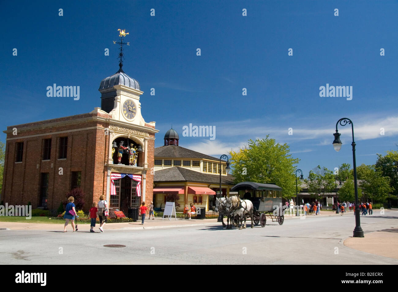 Sir John Bennett negozio di dolci e di clock nel villaggio Greenfield presso la Henry Ford a Dearborn Michigan Foto Stock