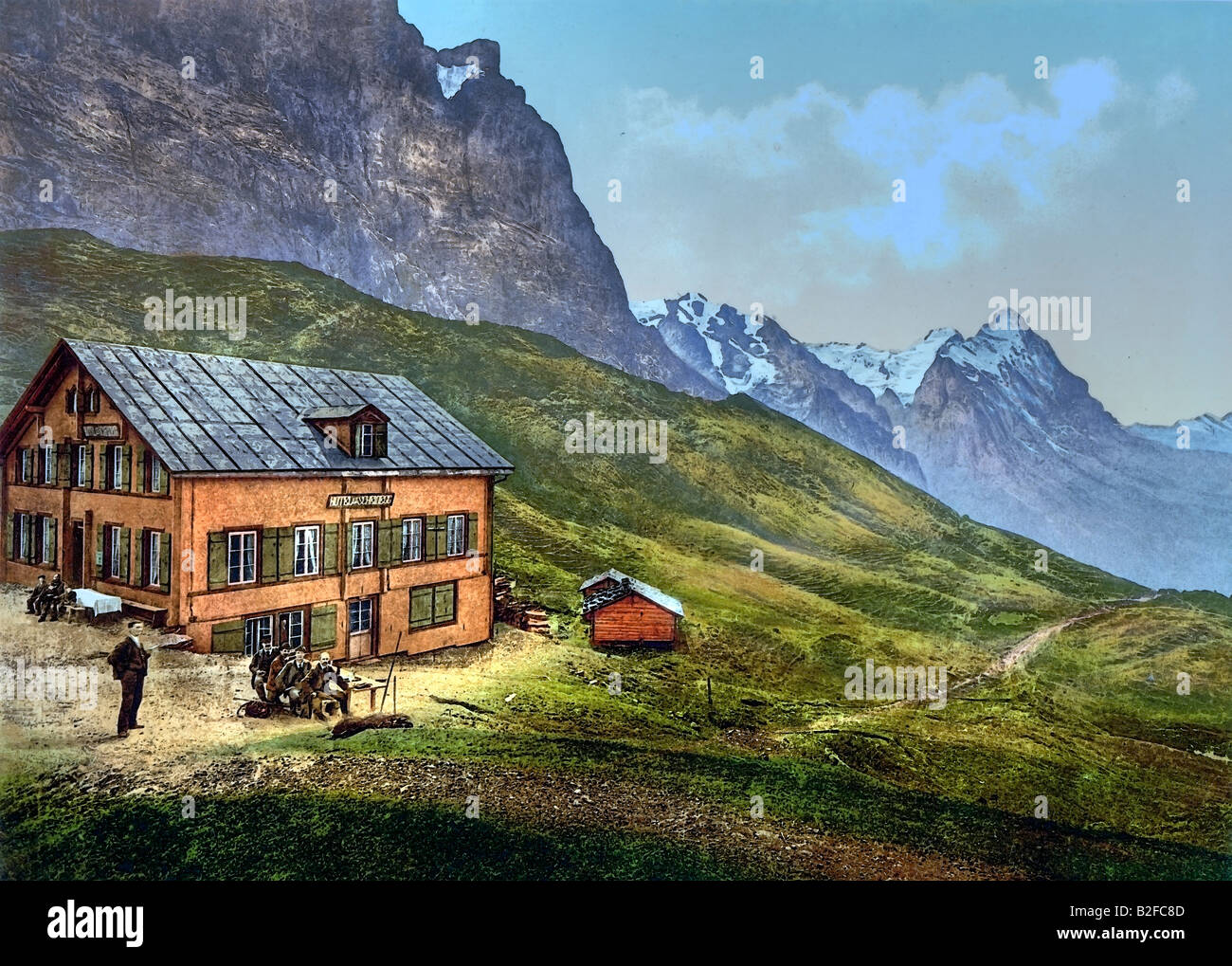 Alpi svizzere, Schynige Platte Foto Stock