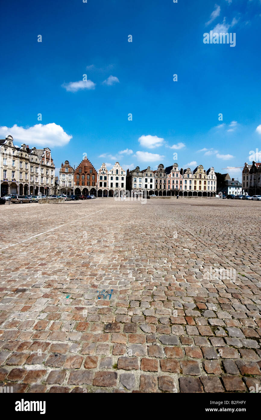 Francia Arras Grand-Place Foto Stock