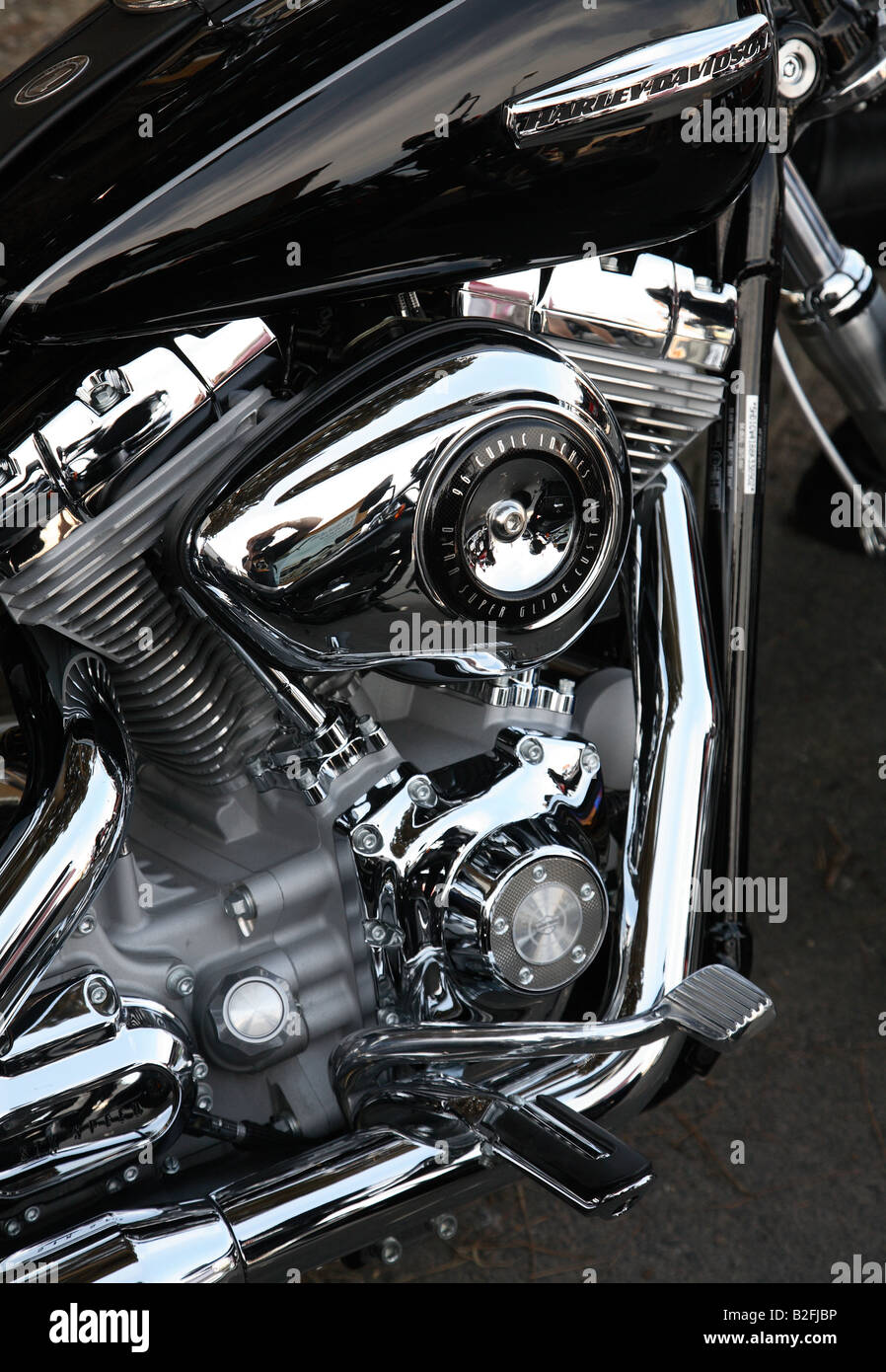 Harley Davidson motore Foto Stock