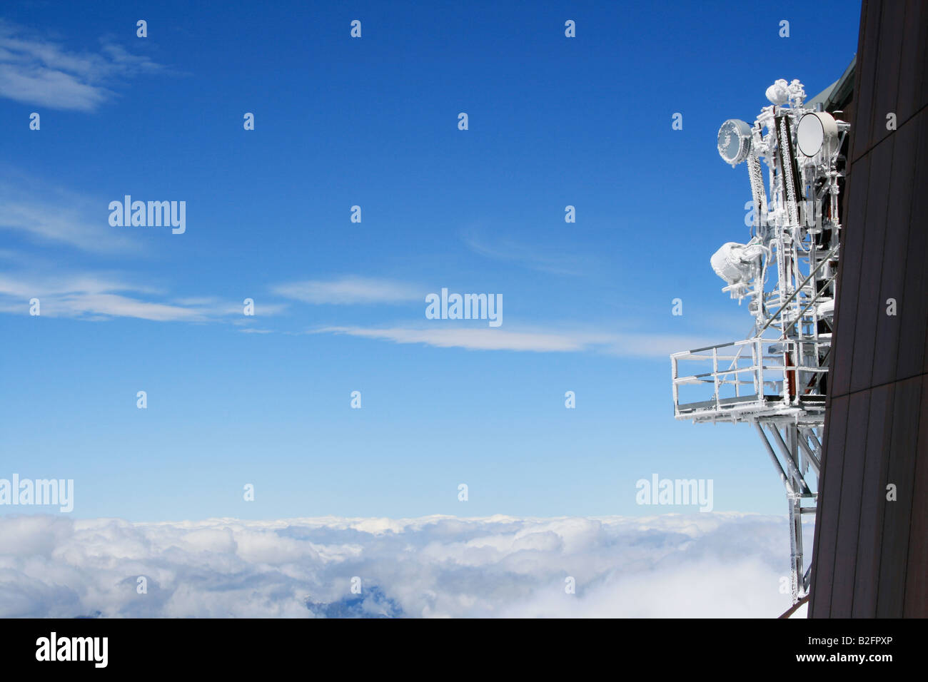 Aigulle Du Midi, Chamonix Mont-Blanc, Francia Foto Stock