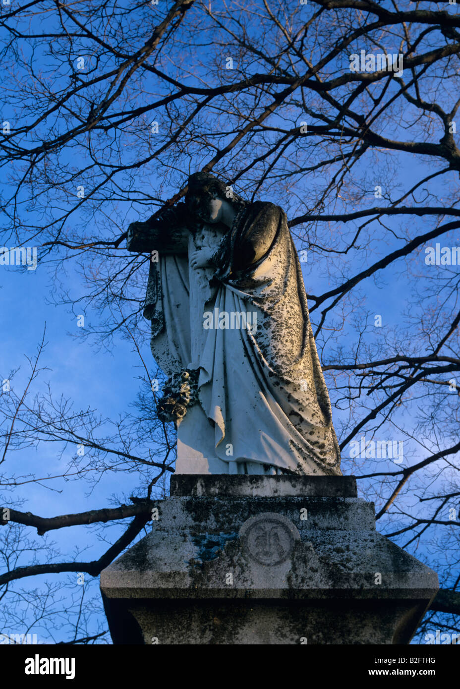 Chester cimitero del villaggio si trova a Chester New Hampshire USA che è parte della Scenic New England Foto Stock