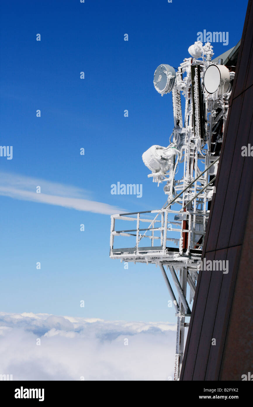 Aigulle Du Midi, Chamonix Mont-Blanc, Francia Foto Stock