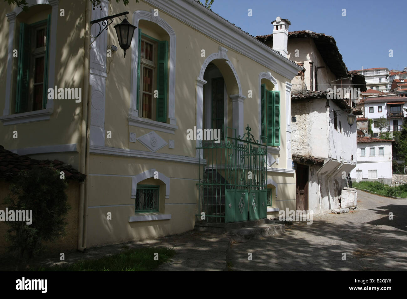 Grecia Macedonia Castoria Mansion tradizionale Foto Stock