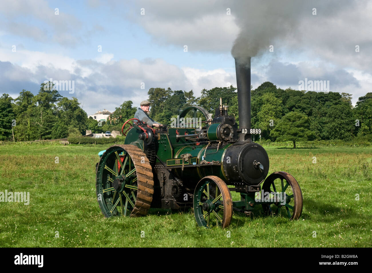 Robinson e Auden motore trazione fotografati a Masham vapore Rally 2008 Foto Stock