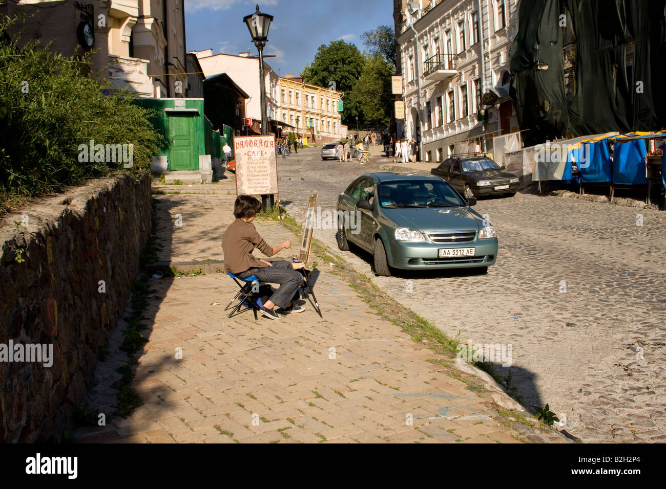 Discesa Andriyivskyy Foto Stock