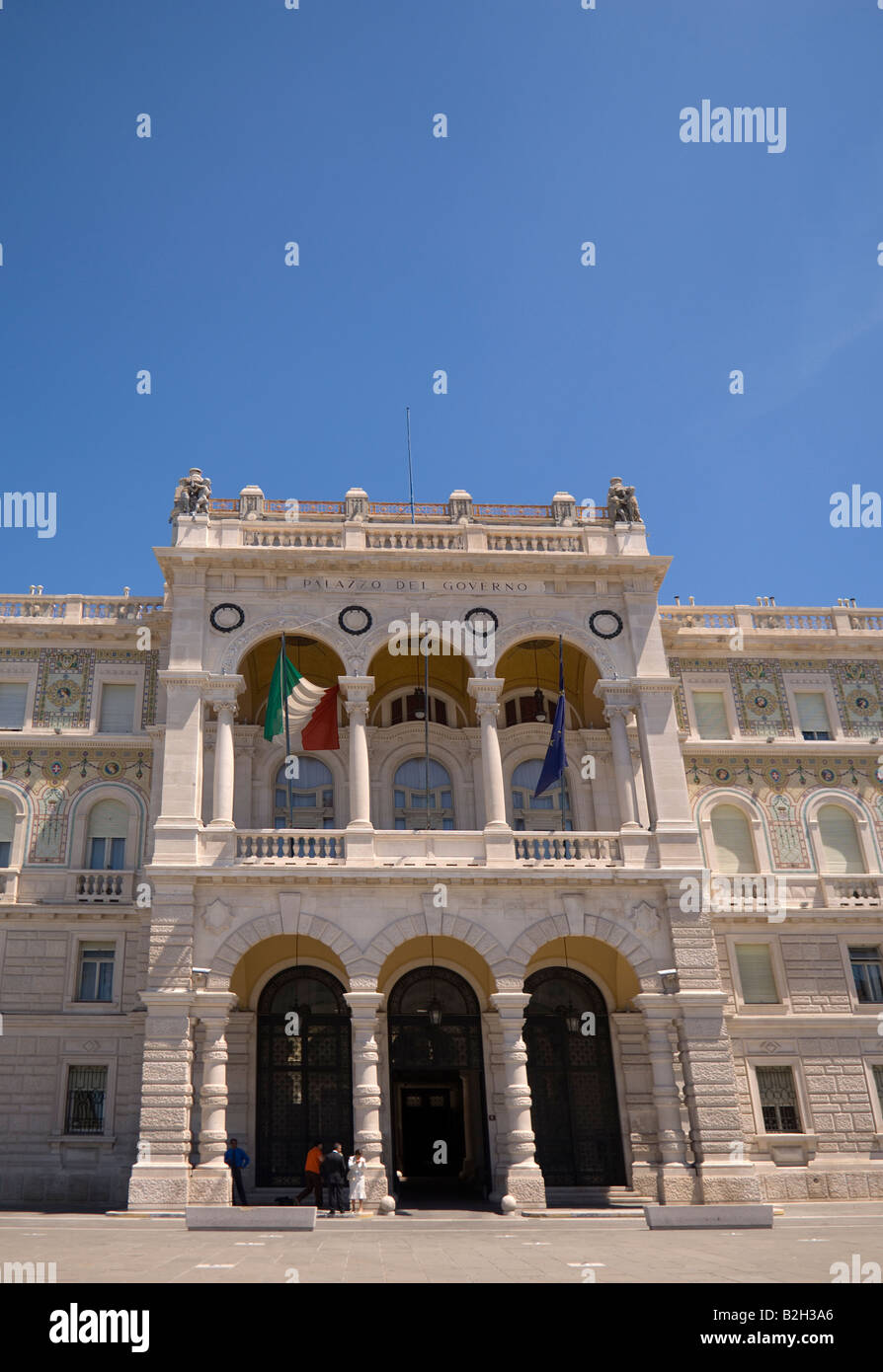 Palazzo del Governo Piazza della Unita d Italia Trieste Italia Europa Foto Stock