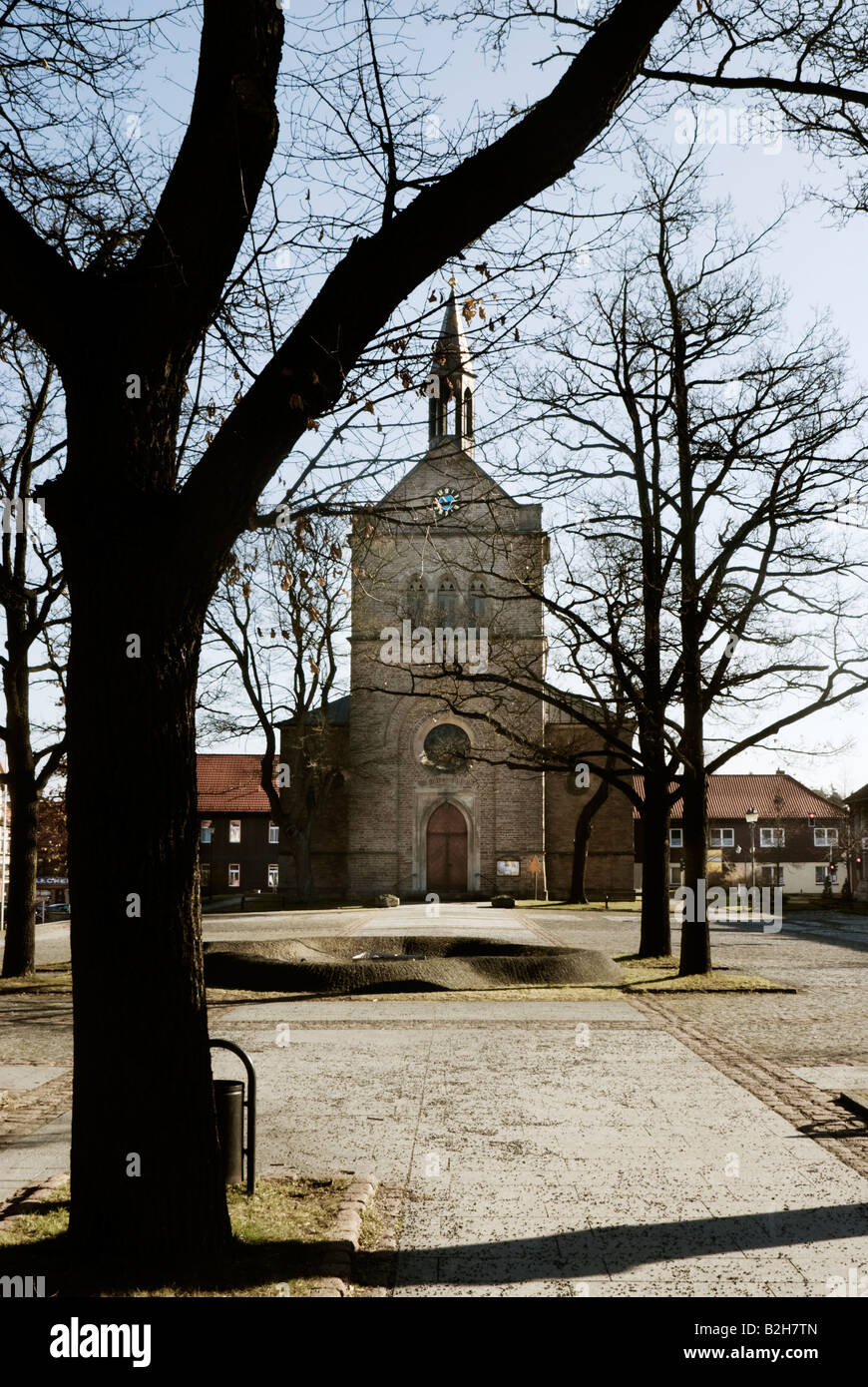 Kirche di Hasselfelde, Sassonia-Anhalt, Germania Foto Stock