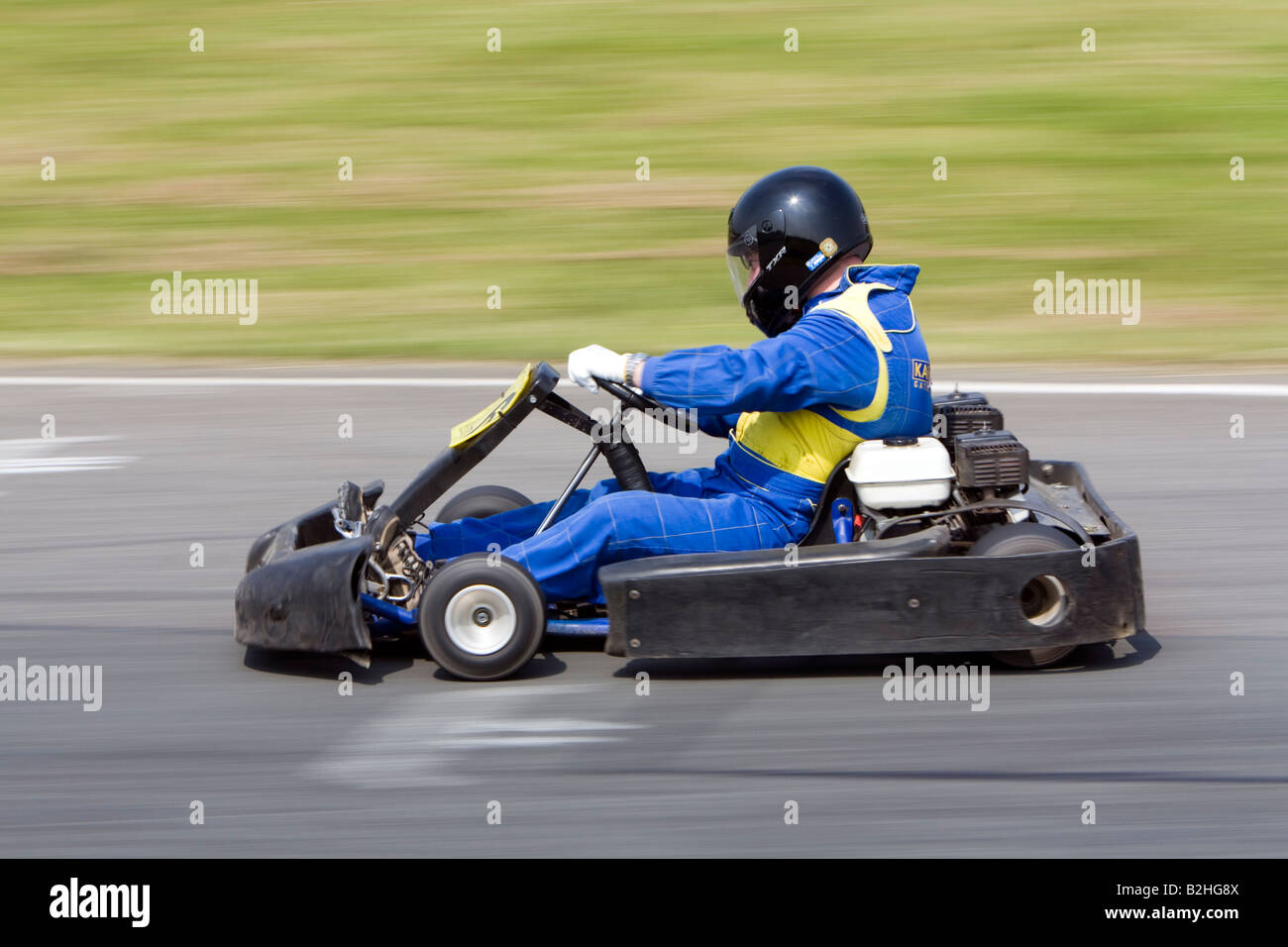 Il Karting a South Bank Motorsports Park Middlesbrough Foto Stock