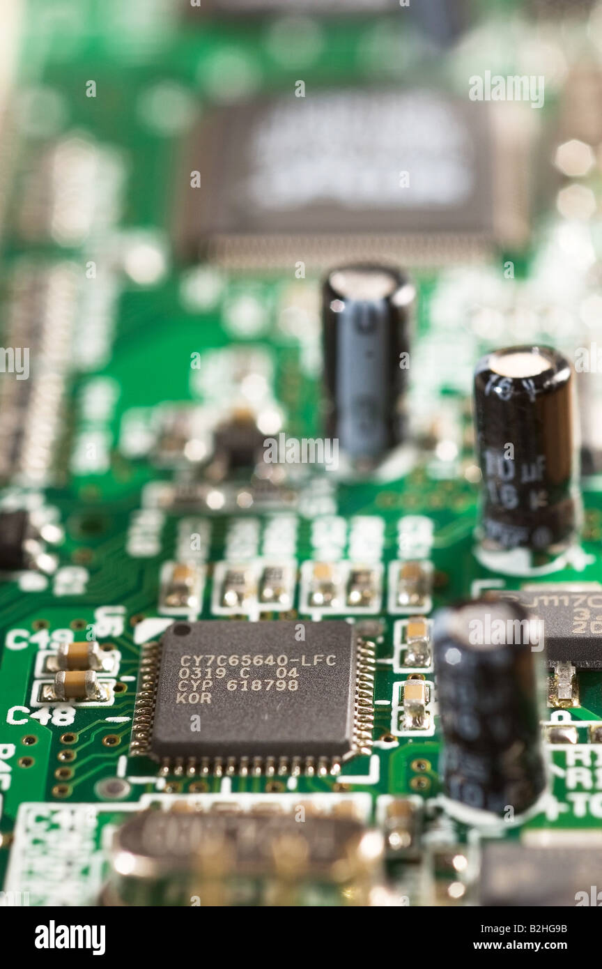 Circuito elettrico Foto Stock