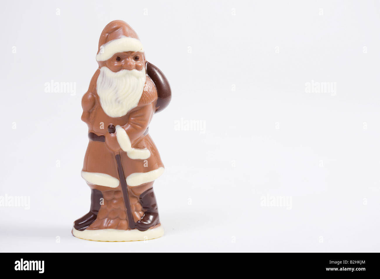 Ancora la vita di cioccolato di Babbo Natale Foto Stock