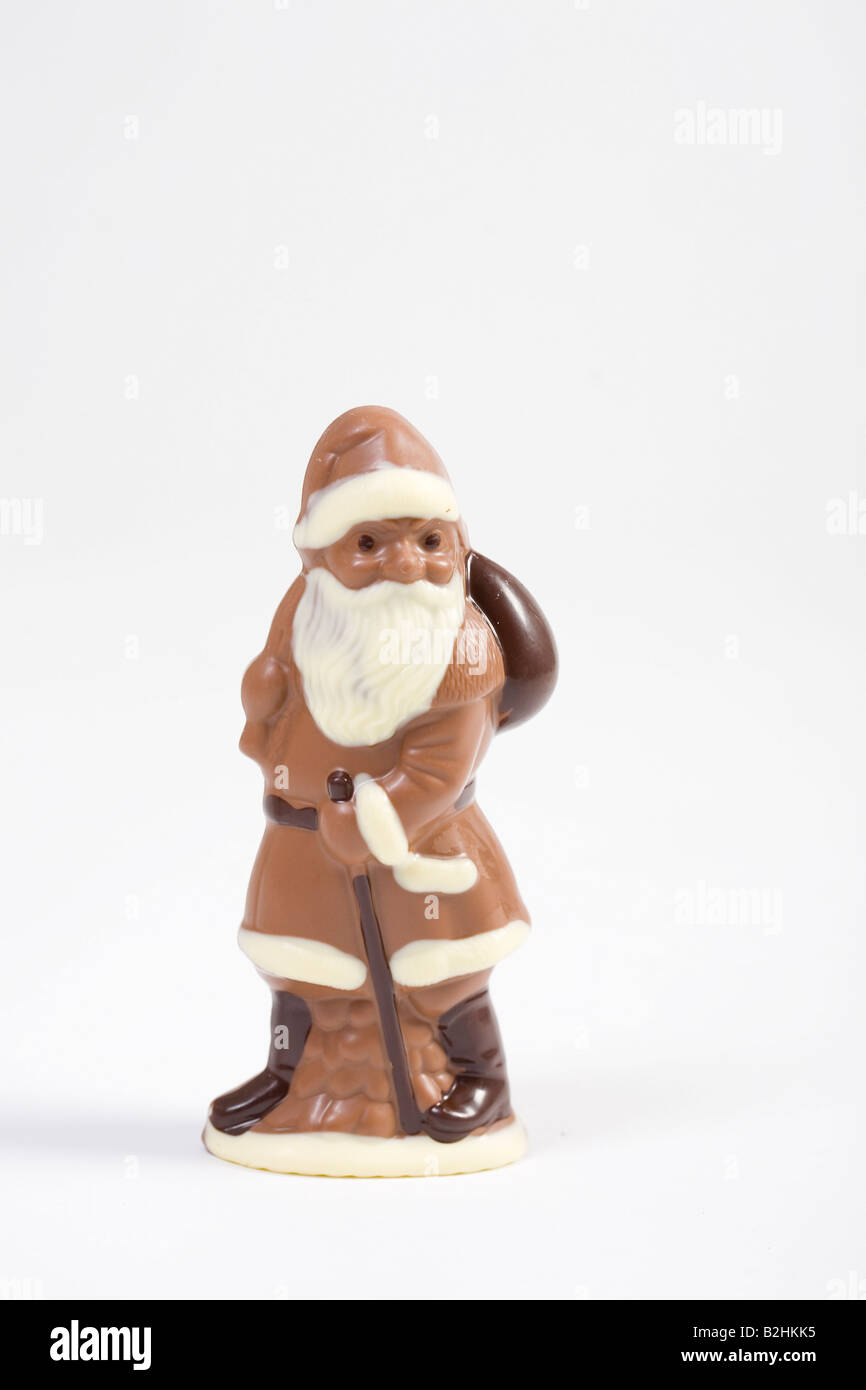 Ancora la vita di cioccolato di Babbo Natale Foto Stock