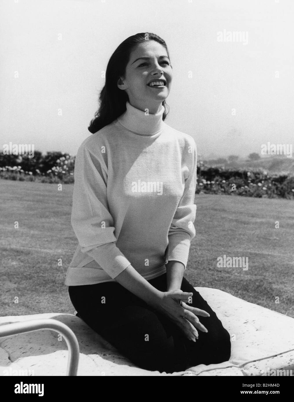 Angeli, Pier, 19.6.1932 - 10.9.1971, attrice italiana, mezza lunghezza, 1950s, Foto Stock