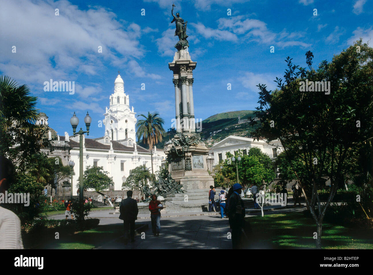 Gegrafy / Travel, Ecuador, Quito, piazze, Plaza de la Independencia, Foto Stock