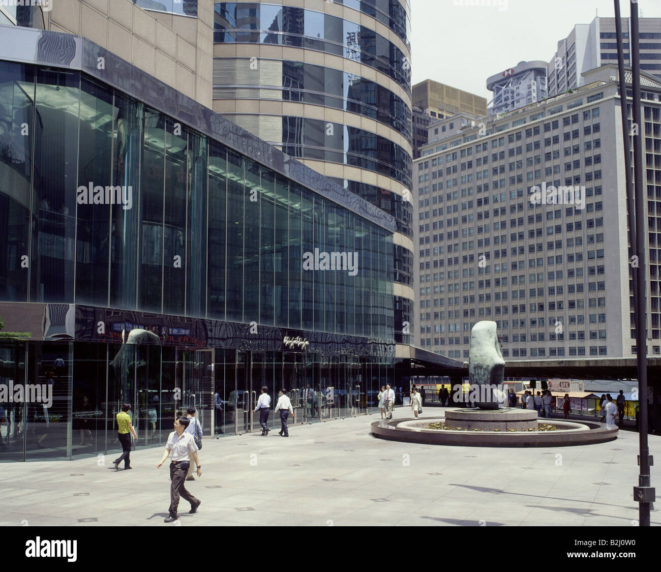 Geografia / viaggio, Hong Kong, piazze, Piazza del Cambio, Borsa, piazza, Foto Stock