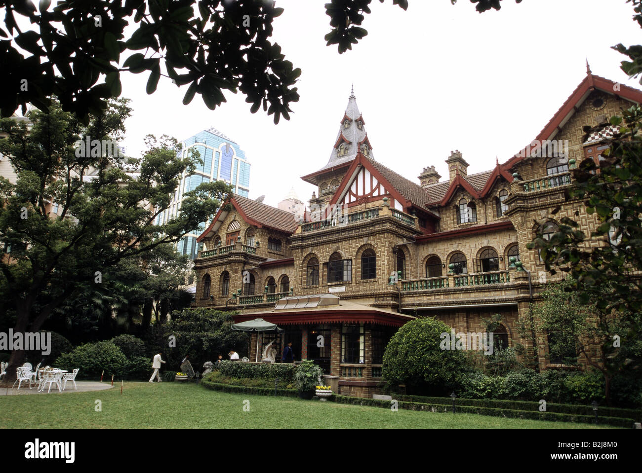 Geografia / viaggi, Cina Shanghai, gastronomia, alberghi, Heng Shan Moller Villa Hotel, vista esterna, Città distretto Jing An, costruito 1927 - 1936, Additional-Rights-Clearance-Info-Not-Available Foto Stock