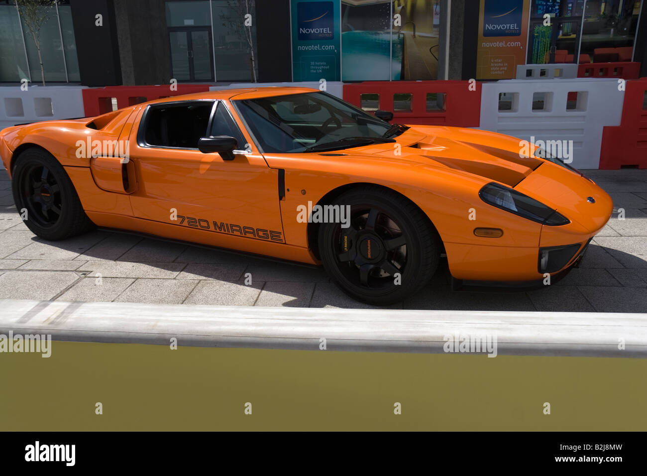 L'Avro Mirage 720 Ford GT Supercar presso il British Motor Show di luglio 2008. Solo dieci sarà costruito. Foto Stock