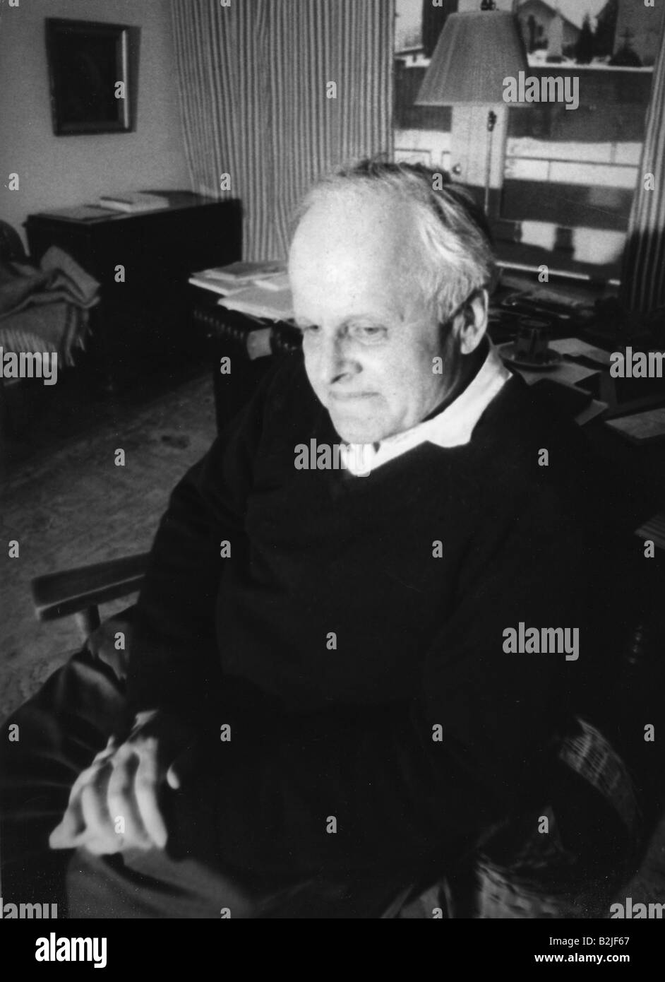 Weizsäcker, Carl Friedrich von, 28.6.1912 - 28.4.2007, scienziato tedesco (fisica) e filosofo, a metà lunghezza, 1971, Foto Stock