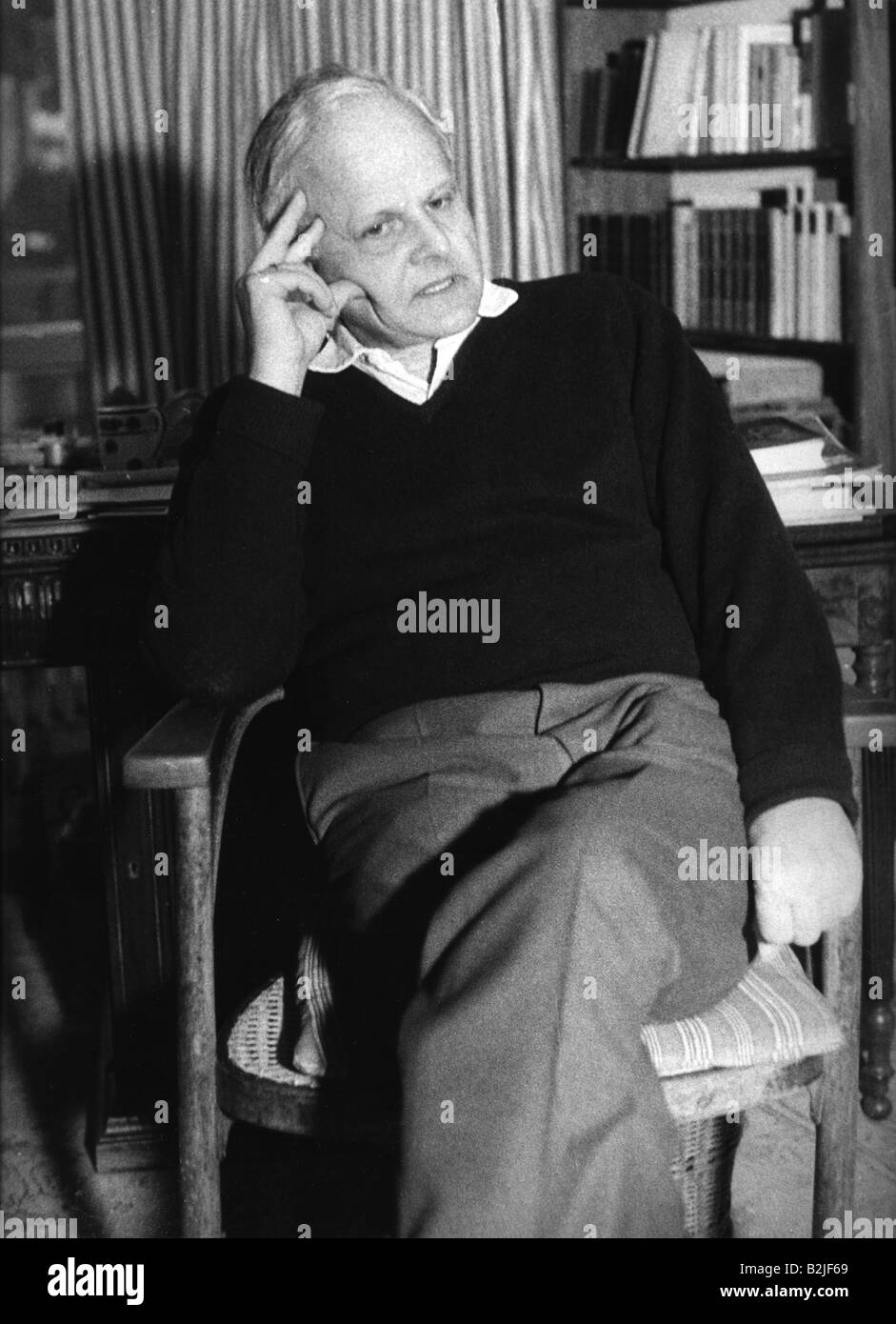 Weizsäcker, Carl Friedrich von, 28.6.1912 - 28.4.2007, scienziato tedesco (fisica) e filosofo, a metà lunghezza, 1971, Foto Stock