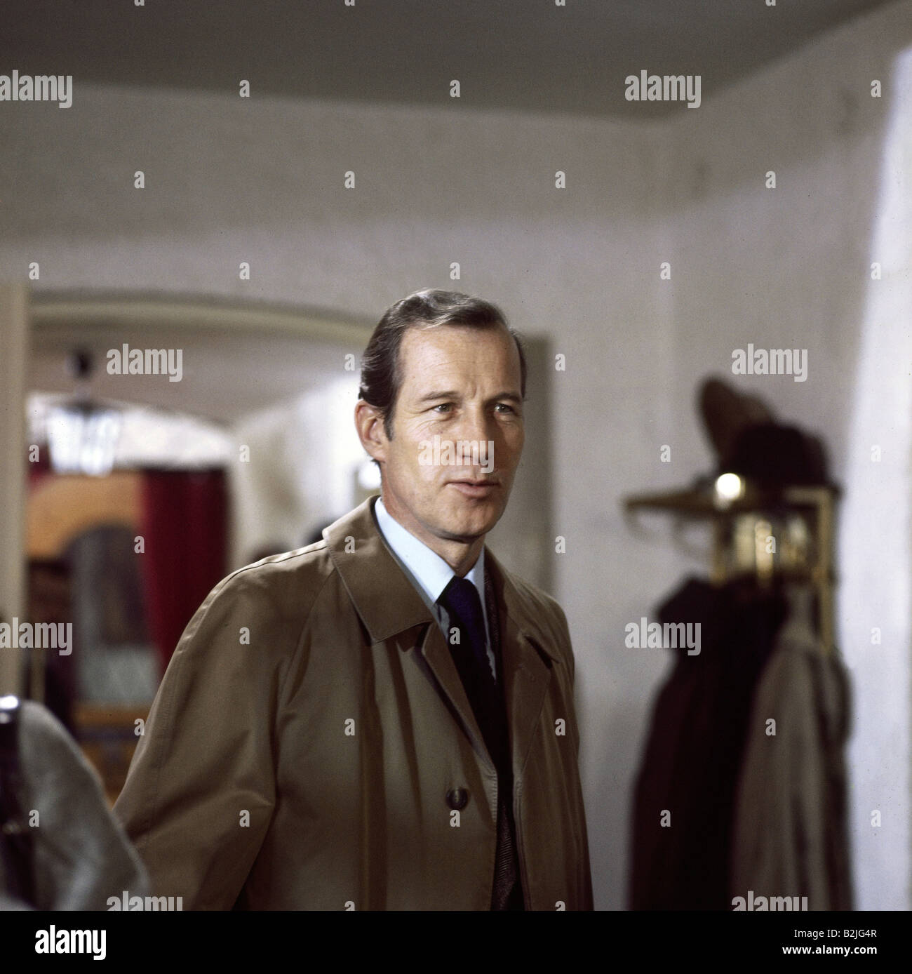 Felmy, Hansjörg * 31.1.1931, attore tedesco, serie TV, 'Tatort', episodio sconosciuto , DEU circa 1975 , come commissar Haerkamp, thriller, film, televisione, radiodiffusione, trasmissione, programma, Foto Stock