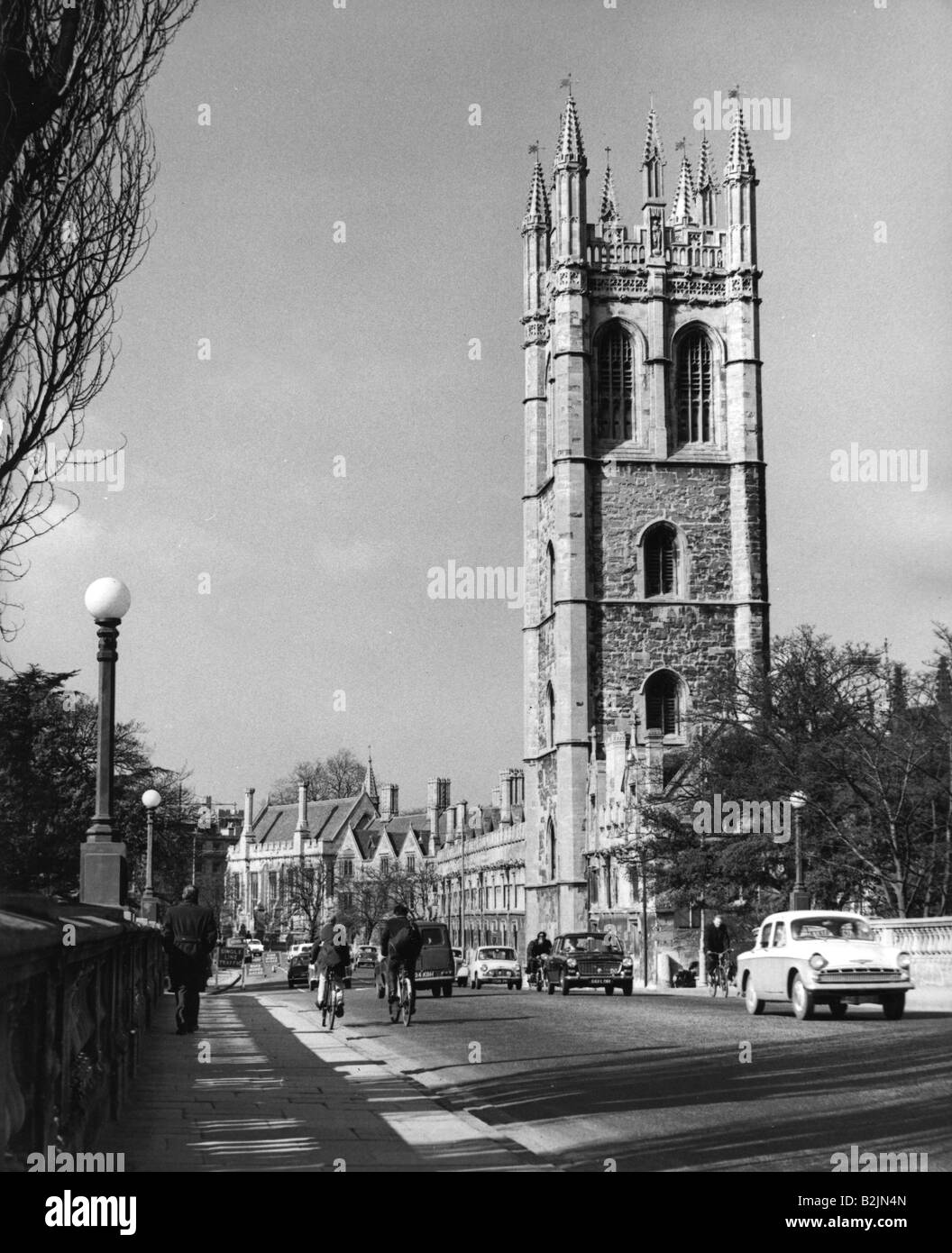 Geografia / viaggio, Gran Bretagna, città, Oxford, edifici, Magdalen College, Università di Oxford, 1950s, Foto Stock