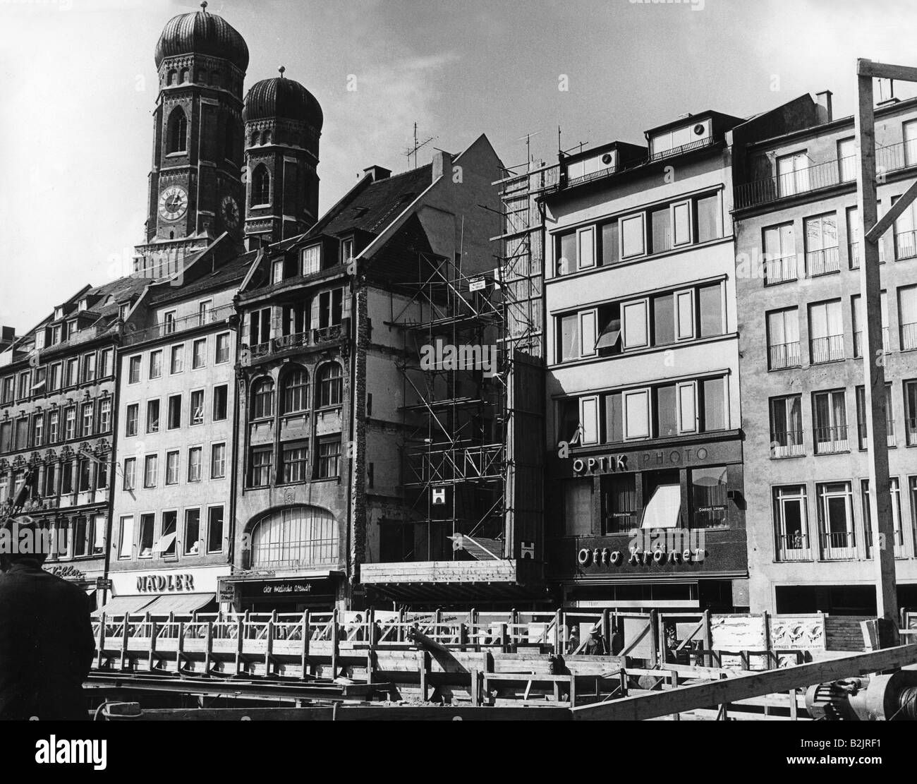 Geografia/viaggio, Germania, Monaco di Baviera, trasporti/trasporti, S-Bahn, costruzione 1966-1971, Foto Stock