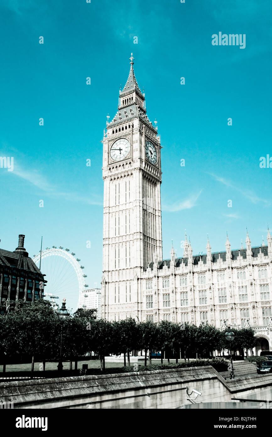 Il Big Ben e il Parlamento Westminster London Inghilterra England Foto Stock