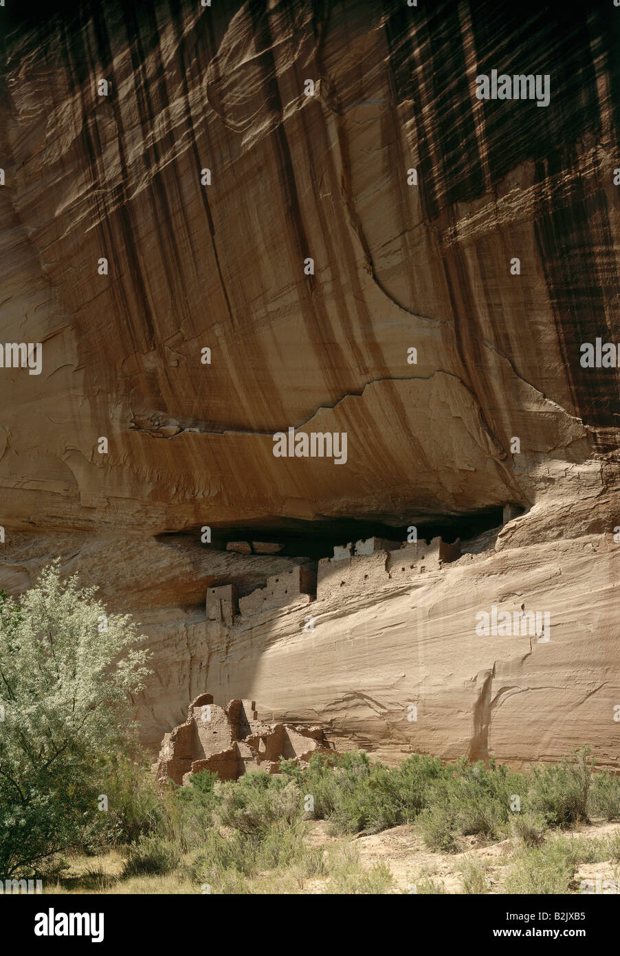 Geografia / viaggi, STATI UNITI D'AMERICA, Arizona, riserva Navajo, edificio, Casa Bianca rovina, vista esterna, Additional-Rights-Clearance-Info-Not-Available Foto Stock