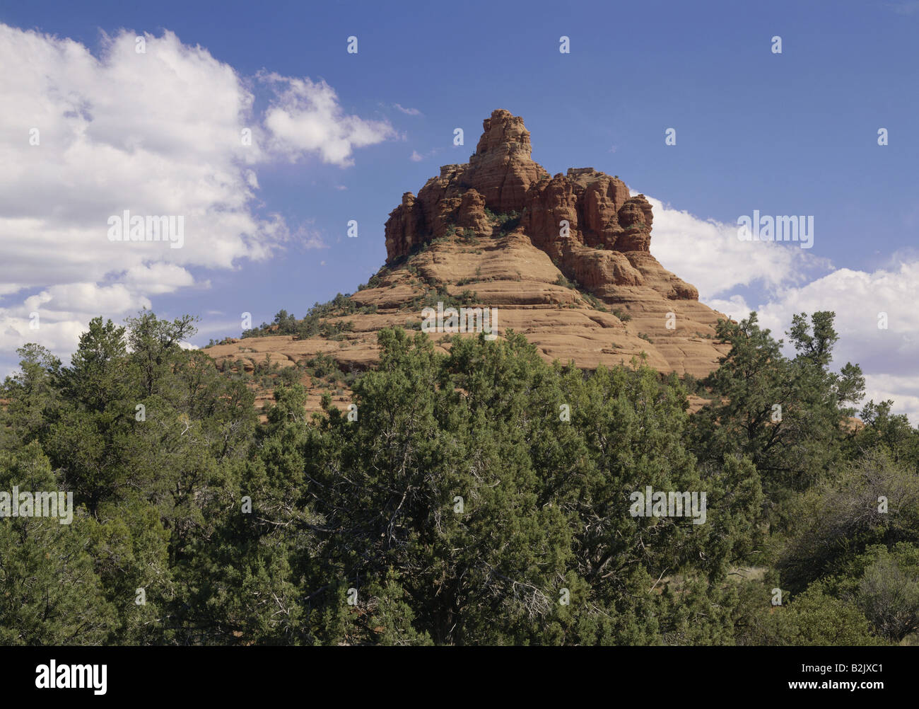 Geografia / viaggi, USA, Arizona, paesaggi, Oak Creek Canyon, Bell Rock, Additional-Rights-Clearance-Info-Not-Available Foto Stock