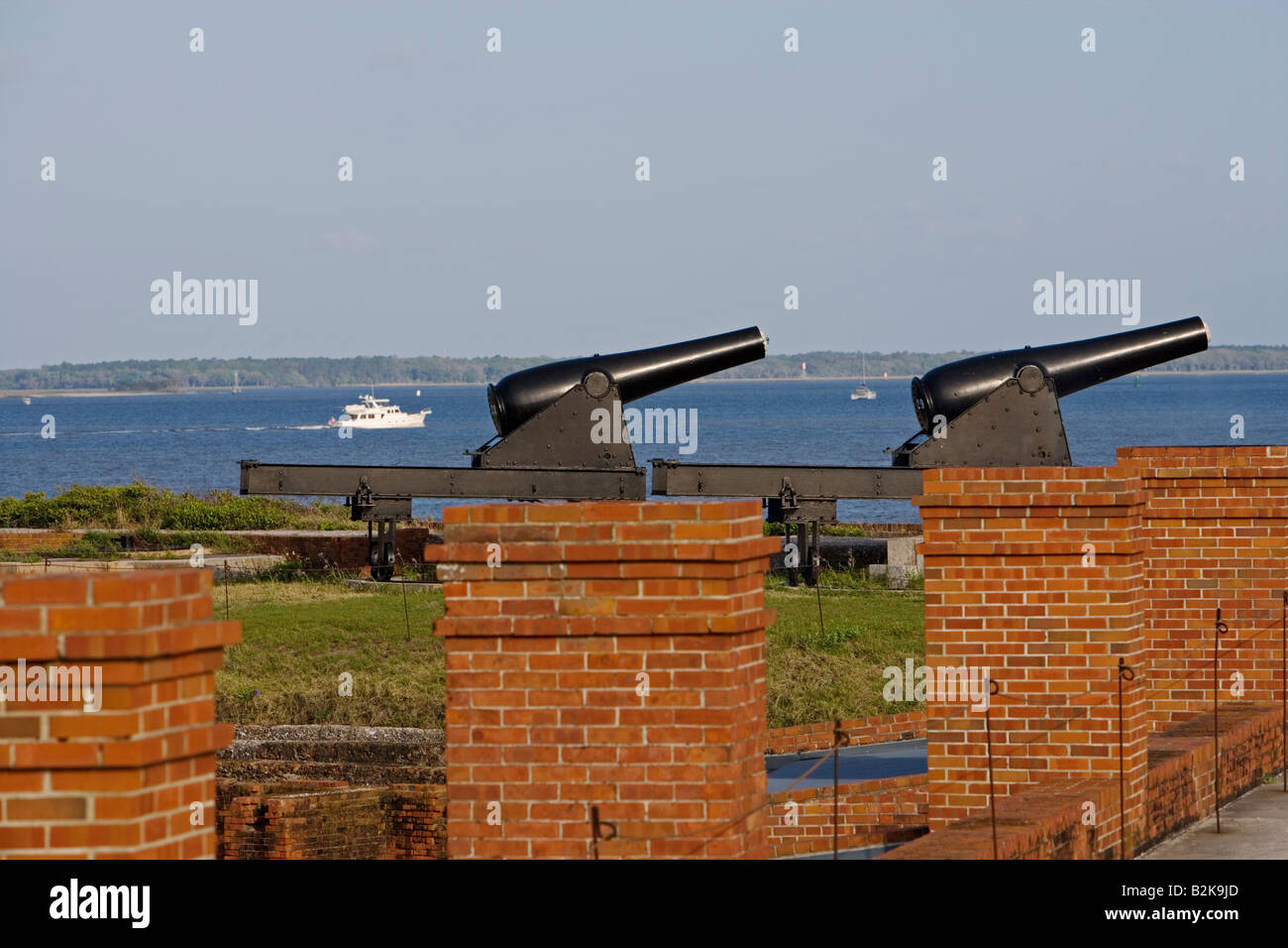 Fort Clinch, Amelia Island, a nord di Jacksonville, Florida Foto Stock