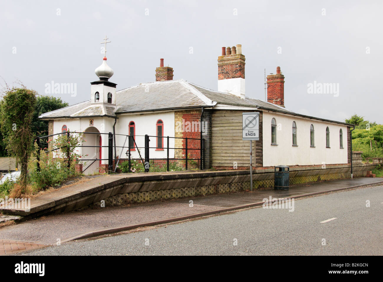 La chiesa russo-ortodossa Cappella, Little Walsingham, Norfolk, Inghilterra. Foto Stock